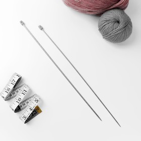 Спицы для вязания, прямые, d = 3,5 мм, 35 см, 2 шт от Сима-ленд