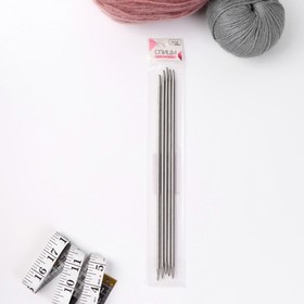 Спицы для вязания, чулочные, d = 4 мм, 25 см, 5 шт от Сима-ленд