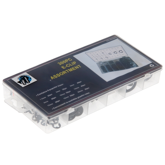 Набор колец упорных быстросъёмных, для вала, 300 шт.