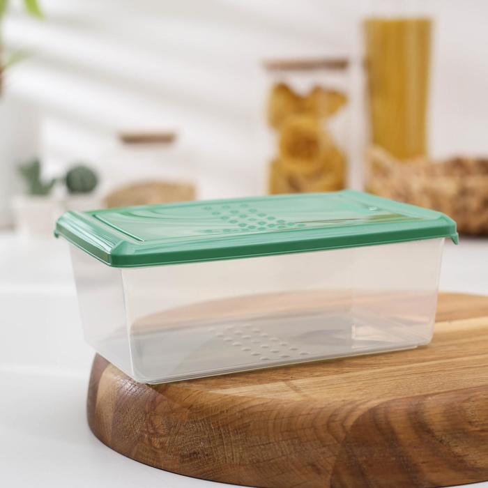 Контейнер пищевой 1,05 л Pattern, цвет МИКС