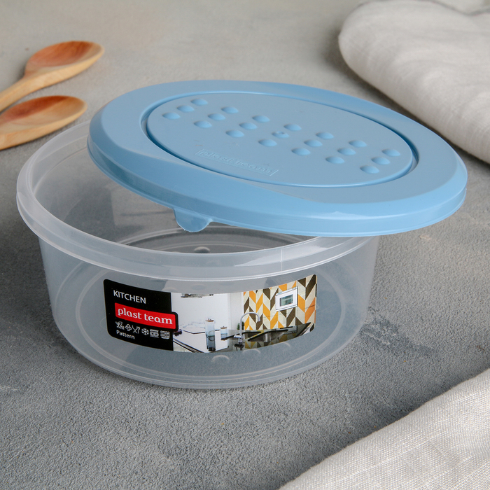 Контейнер пищевой 500 мл круглый Pattern, цвет МИКС