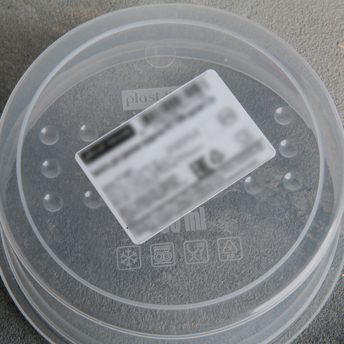 Контейнер пищевой 500 мл круглый Pattern, цвет МИКС