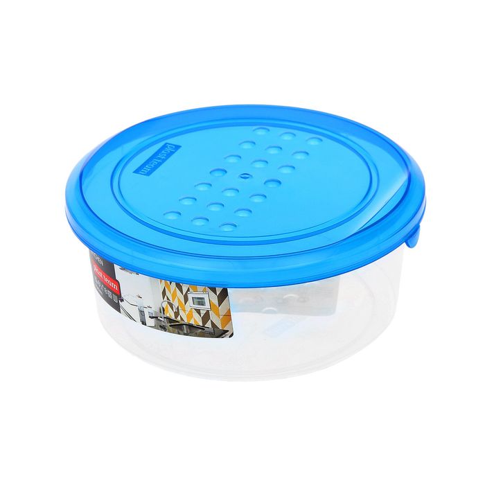 Контейнер пищевой 500 мл круглый Pattern, цвет МИКС