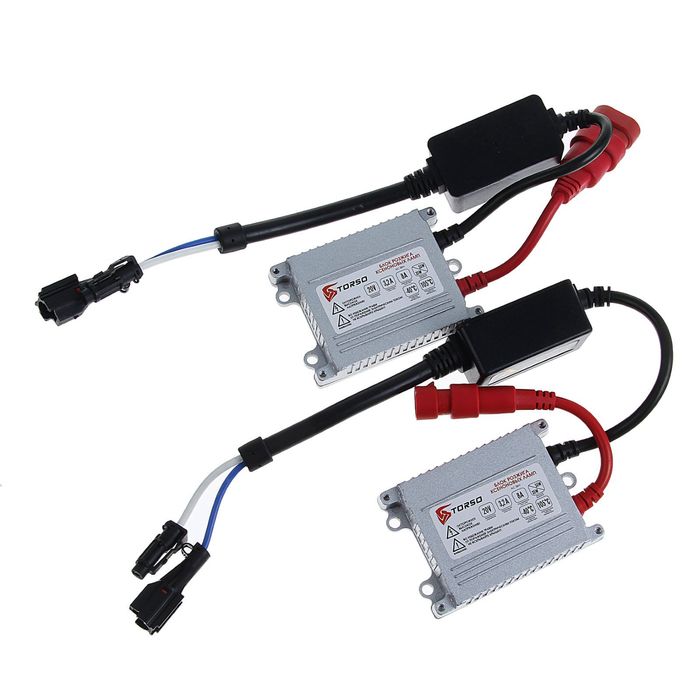 Комплект ксенона TORSO, блок розжига AC Slim, 35 Вт, 12 В, цоколь H3, 4300 К