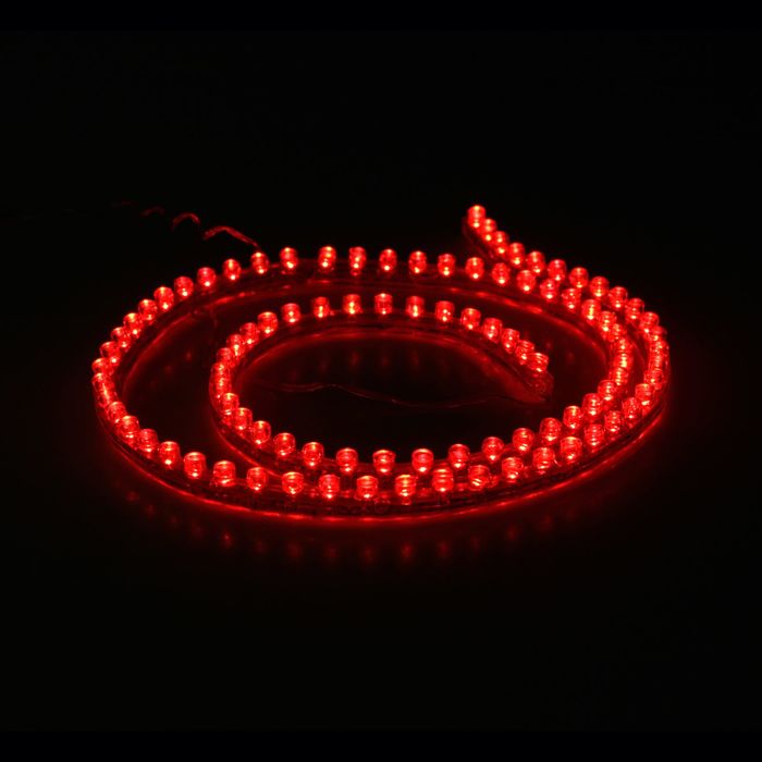 Светодиодная линейка TORSO, автомобильная, 96LED, 96 см, 12 В, IP68, свет красный