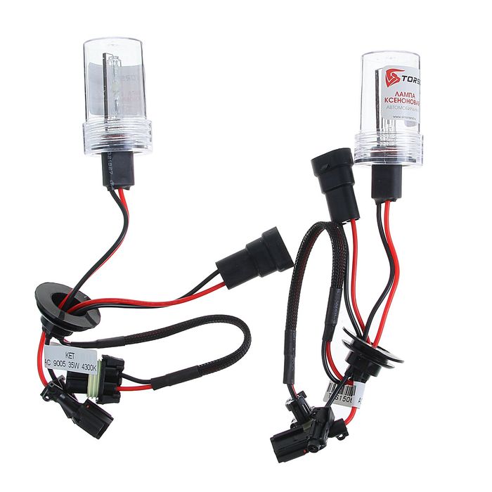 Комплект ксеноновых ламп TORSO HB3(9005), для блоков AC, 12 В, 4300 К, 2 шт.