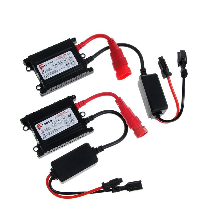 Комплект ксенона TORSO, блок розжига DC Slim, 35 Вт, 12 В, цоколь H9, 5000 К