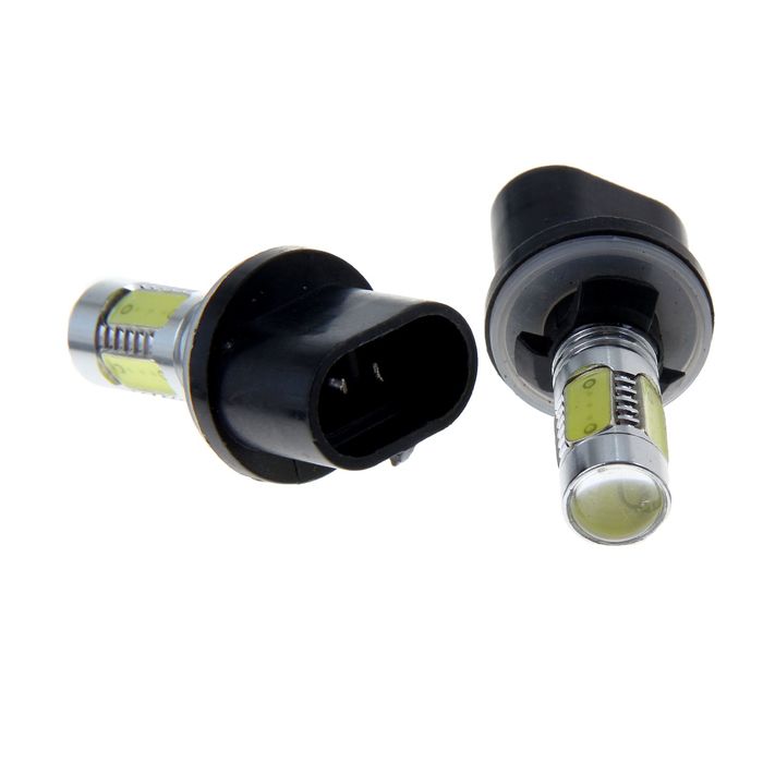 Комплект светодиодных ламп TORSO H27 (880), 12 В, 7.5 Вт, 2 шт., 5 LED-COB, свет белый