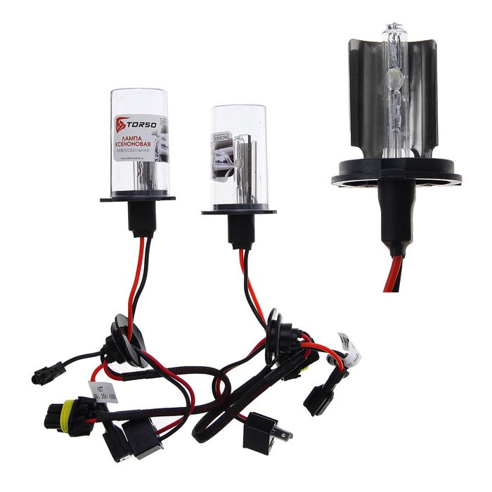 Комплект ксеноновых ламп TORSO H4S-L, для блоков DC, 12 В, 4300 К, 2 шт.