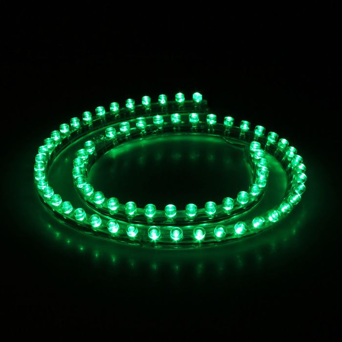 Светодиодная линейка TORSO, автомобильная, 72LED, 72 см, 12 В, IP68, свет зелёный