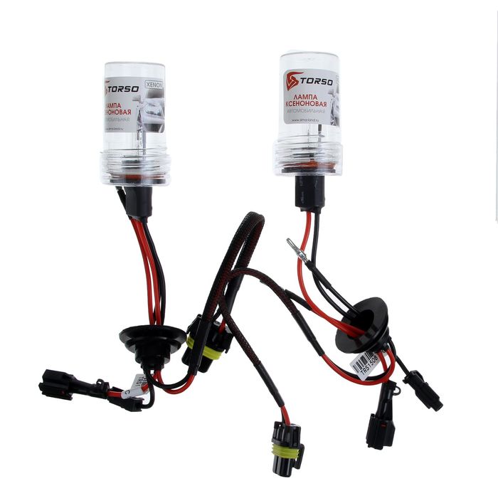 Комплект ксеноновых ламп TORSO H9, для блоков DC, 12 В, 4300 К, 2 шт.