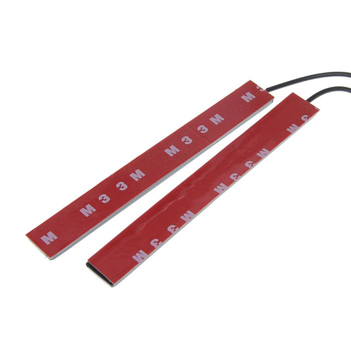 Дневные ходовые огни TORSO DRL-6-2, 5 LED-COB, 12 Вт, 12 В, 2 шт., металл, корпус черный