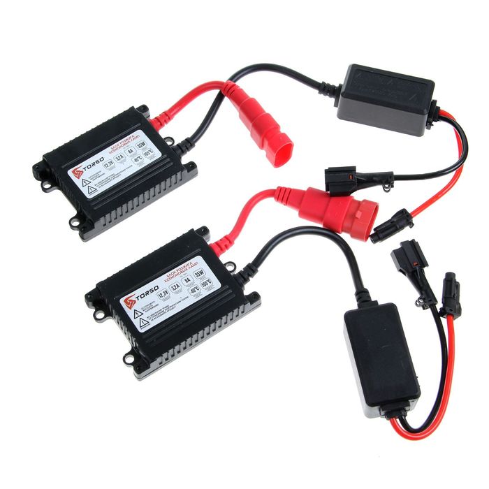 Комплект ксенона TORSO, блок розжига DC Slim, 35 Вт, 12 В, цоколь HB3 (9005), 5000 К