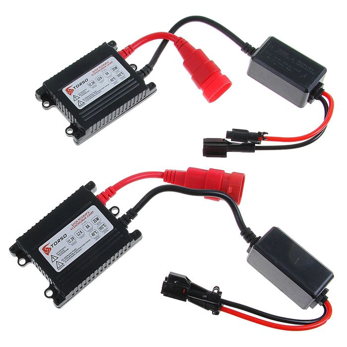 Комплект ксенона TORSO, блок розжига DC Slim, 35 Вт, 12 В, цоколь H1, 4300 К