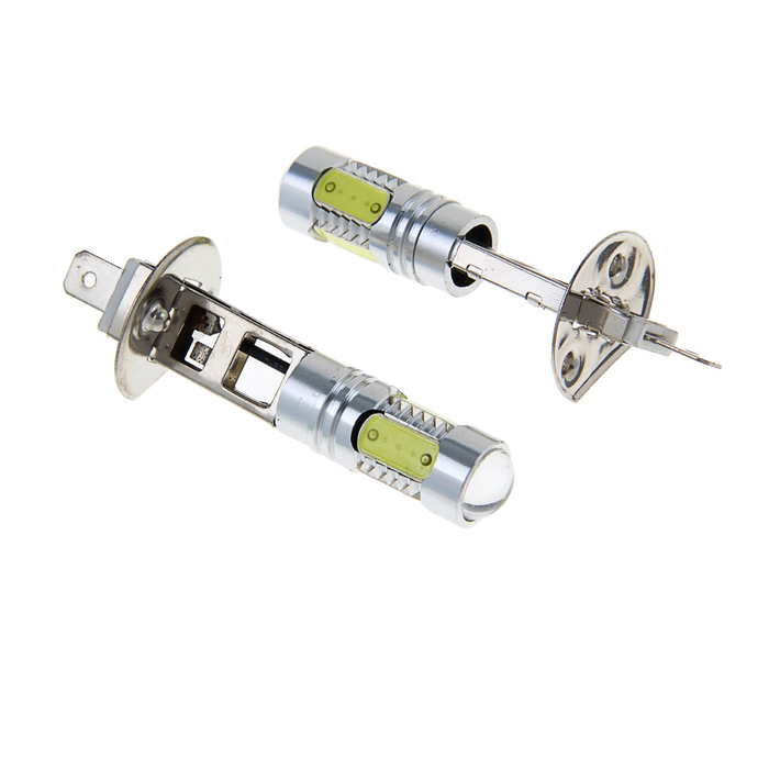 Комплект светодиодных ламп TORSO H1, 12 В, 5 LED-COB, 7.5 Вт, 2 шт., свет белый