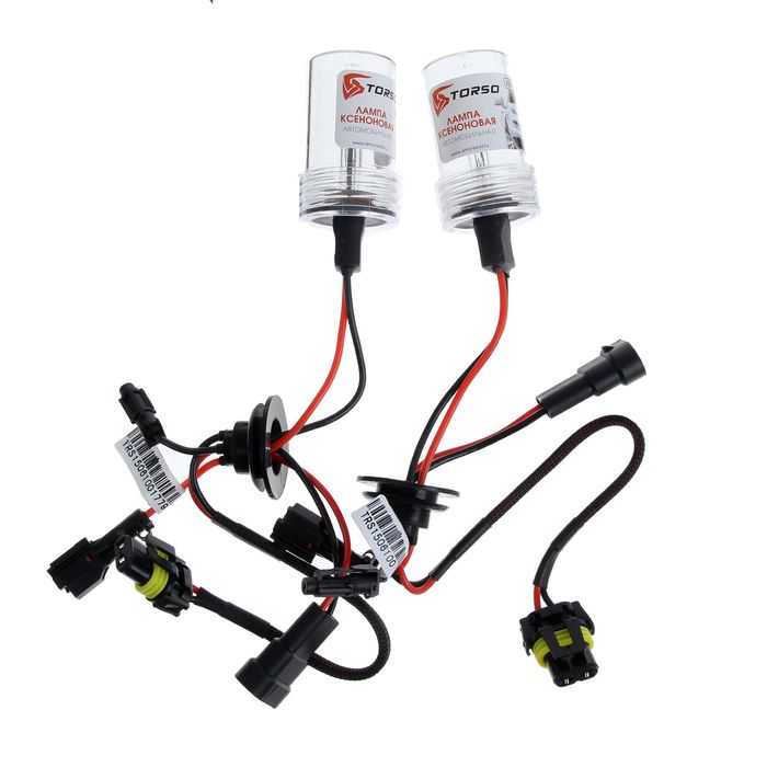 Комплект ксеноновых ламп TORSO H10, для блоков AC, 12 В, 5000 К, 2 шт.