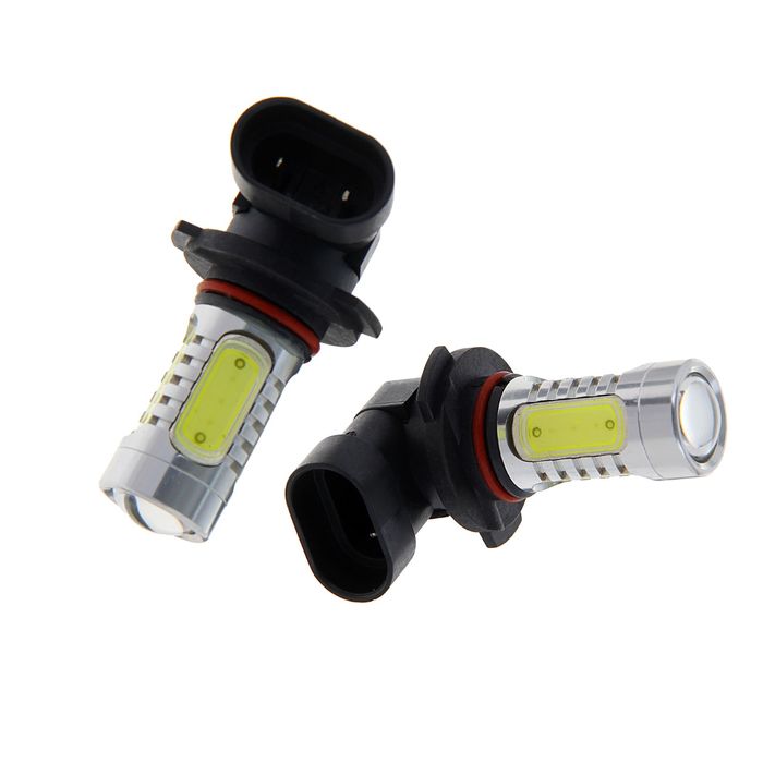Комплект светодиодных ламп TORSO H10, 12 В, 7.5 Вт, 2 шт., 5 LED-COB, свет белый