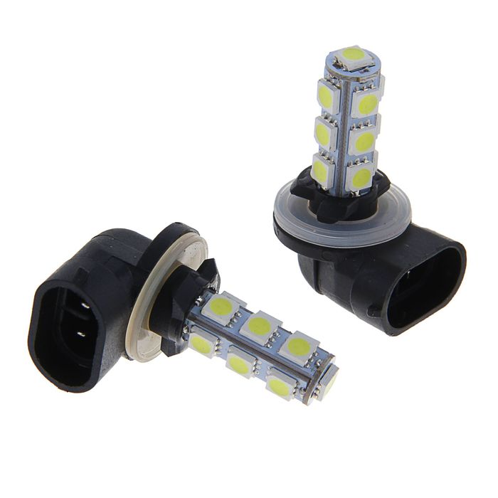 Комплект светодиодных ламп ламп TORSO H27 (881), 12 В, 13 SMD-5050, 2 шт., свет белый