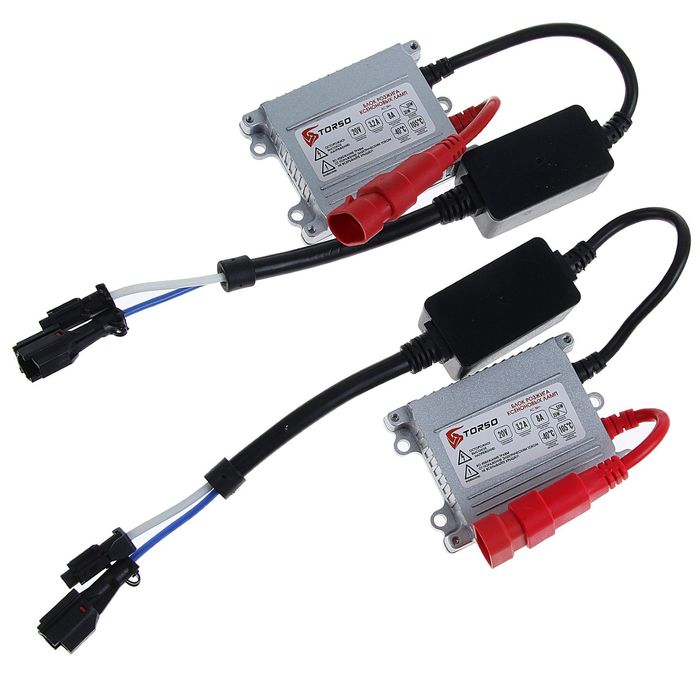 Комплект ксенона TORSO, блок розжига AC Slim, 35 Вт, 12 В, цоколь H10, 5000 К