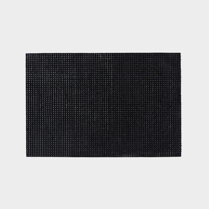 Покрытие ковровое щетинистое «Травка», 60×90 см, цвет чёрный покрытие ковровое щетинистое травка 54×81 см цвет чёрно зелёный