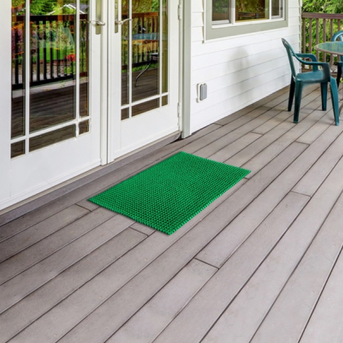 Покрытие ковровое на основе, щетинистое 45х60 см "Травка", цвет зеленый