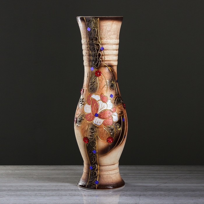 Ваза напольная "Маша" стразы