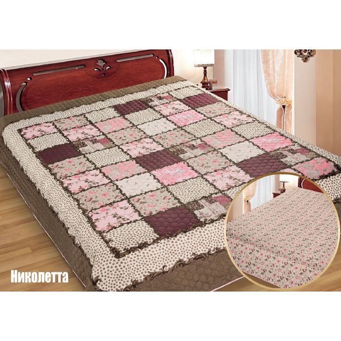 Покрывало шелк Marianna ИМА ГОЛД Николетта 230х250 см, микрофибра пэ100%