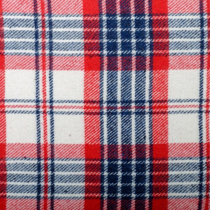 Плед шерстяной "Метро", размер 140х200 см, цвет жёлтый/красный/зелёный