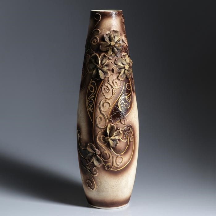 Ваза напольная "Катюша" лепка