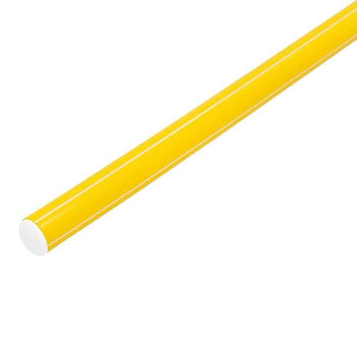 фото Палка гимнастическая 80 см, цвет жёлтый соломон