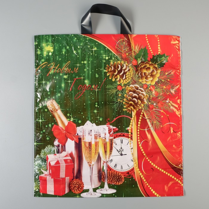 Пакет "Любимое торжество", полиэтиленовый с петлевой ручкой, 43 х 40 см