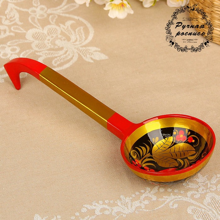 Половник «Ягодка», хохлома