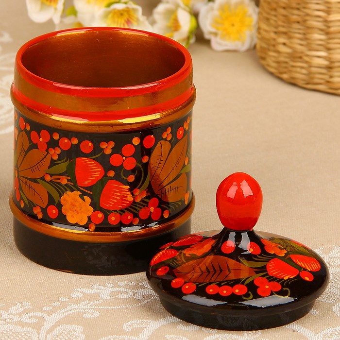 Поставок «Обеденный», 8,5х14 см, хохлома