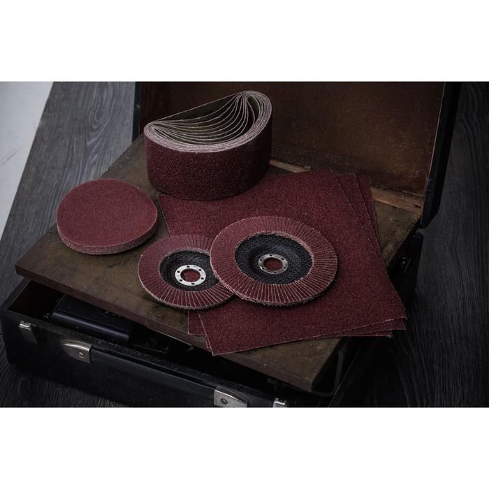 Шкурка шлифовальная в листах TUNDRA, на тканевой основе, водост., 230 х 280, 10 шт, Р24