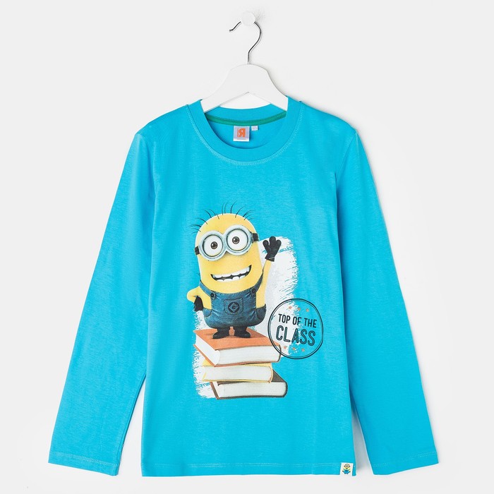 Джемпер для мальчика "Миньоны", рост 152 см (80), цвет голубой ZB 03188