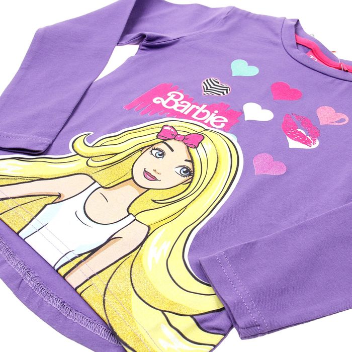 Джемпер для девочки "Barbie", рост 98 см (56), цвет фиолетовый ZG 03562-D1_Д