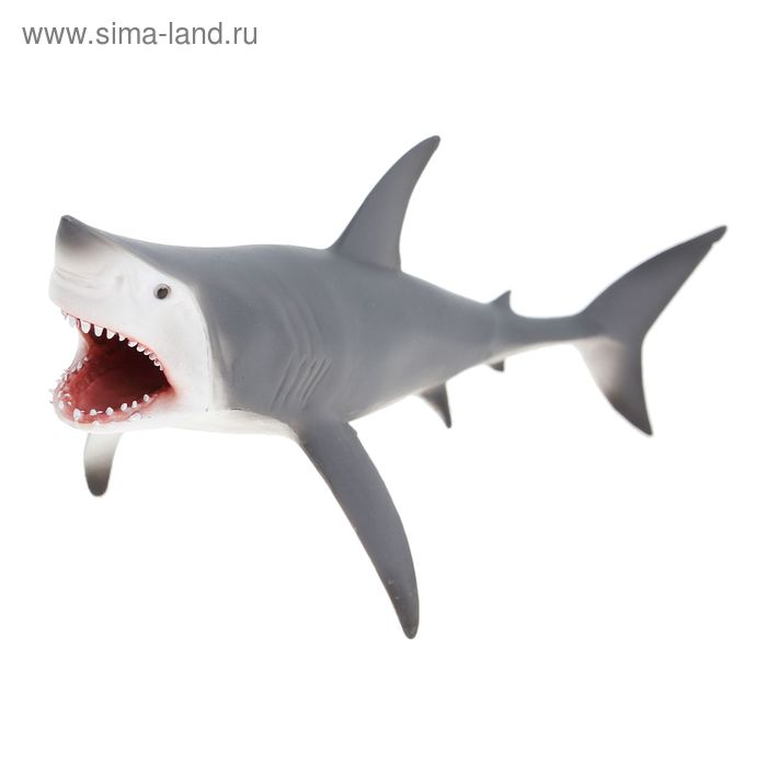 Фигурка «Акула большая белая», XL детская футболка широко улыбающаяся большая белая акула 104 белый