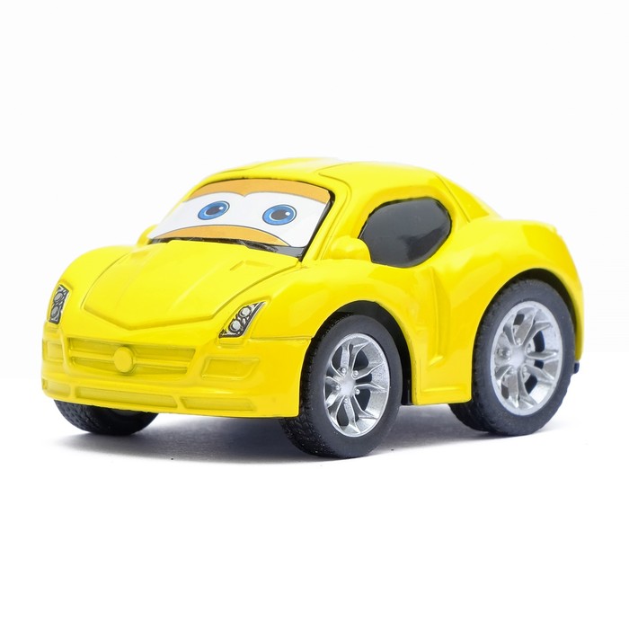 Машина инерционная металлическая "Глазастик", цвета МИКС