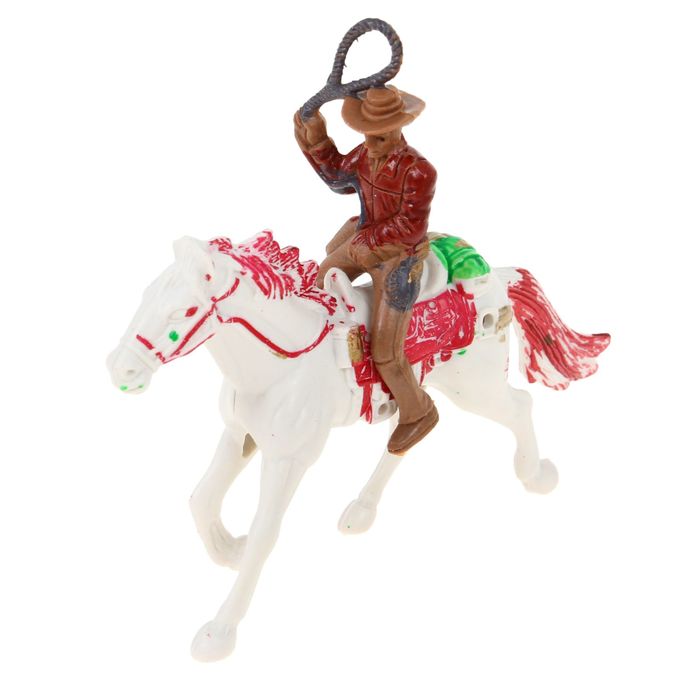 Фигурка ковбоя "Джонни", с конем, МИКС