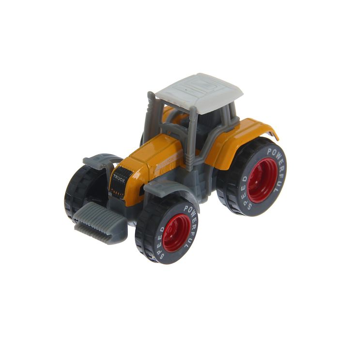 Трактор металлический «Фермер», цвета МИКС