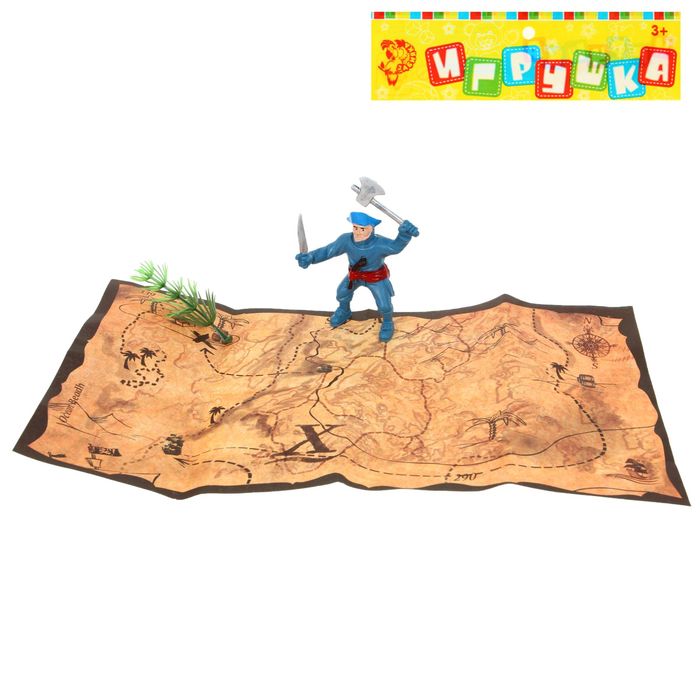 Фигурка пирата "Воин", с аксессуарами, МИКС