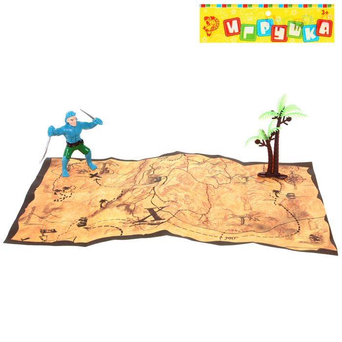 Фигурка пирата "Воин", с аксессуарами, МИКС