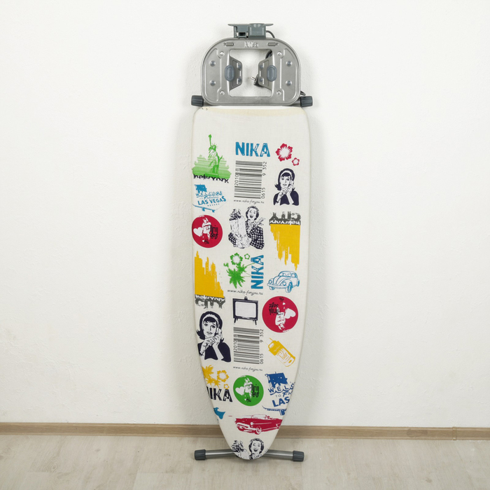 Доска гладильная 122х40 см "Ника-Лайт", регулируемая высота до 90 см