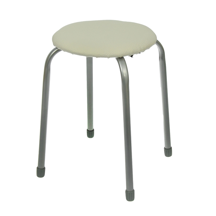 Табурет "Классика 2", цвет светло-серый