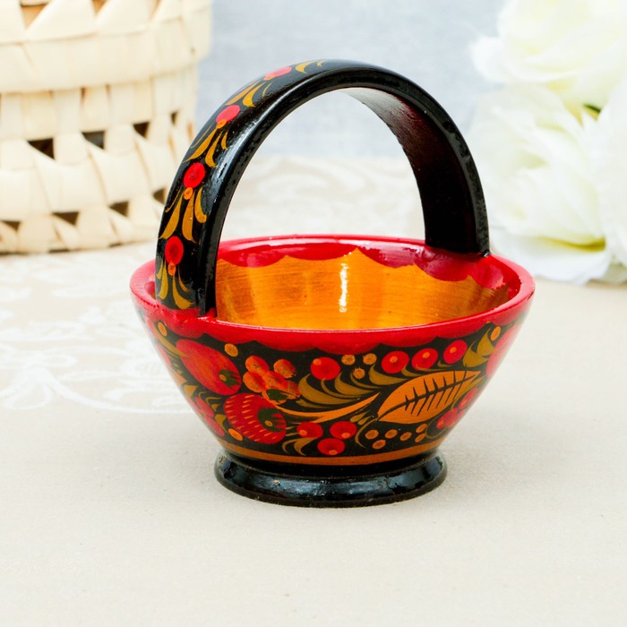 Корзинка «Хохлома»