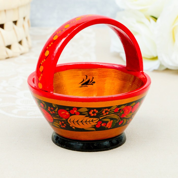 Корзинка «Хохлома»