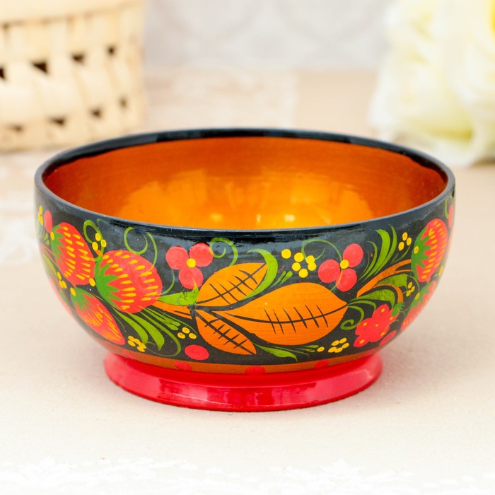 Горшочек «Хохлома»