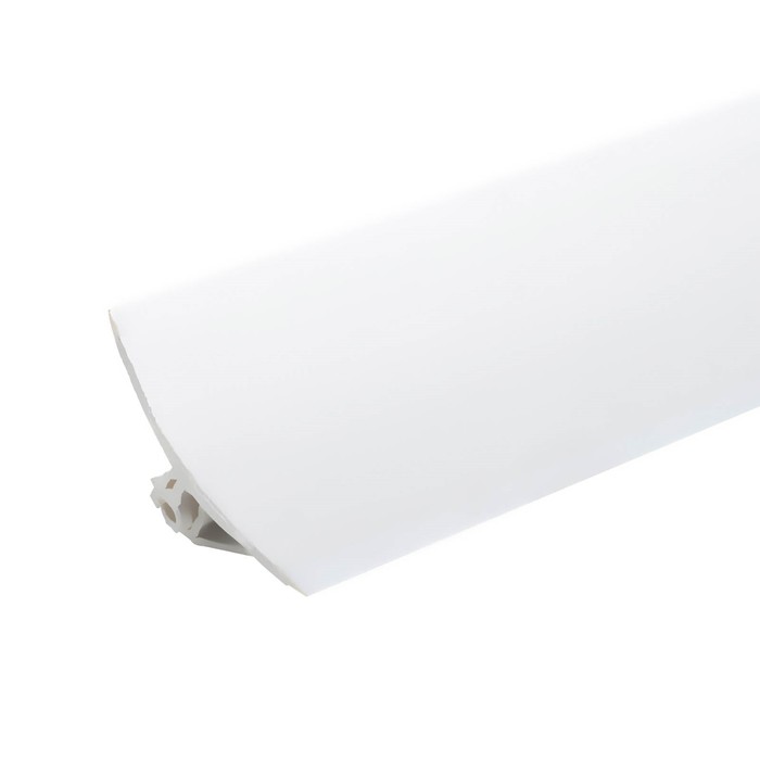 Плинтус двухсоставной Идеал для столешниц/ванны, 25х25х3000 мм, Белый цена и фото