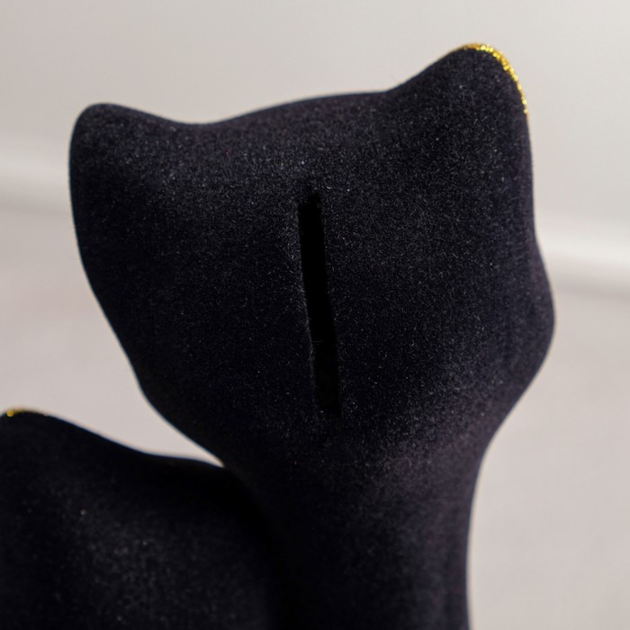 Копилка "Кошка и кот" флок, микс