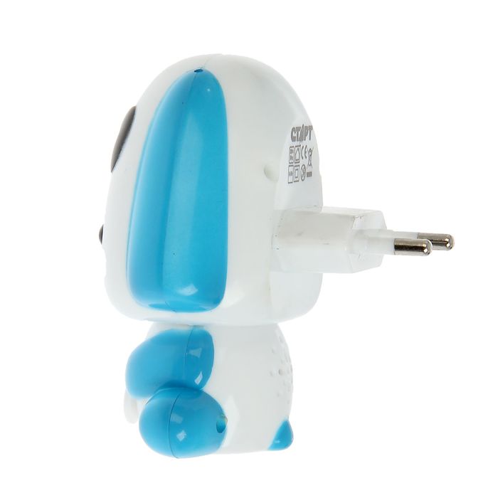 Ночник "Собака" голубой 1 LED